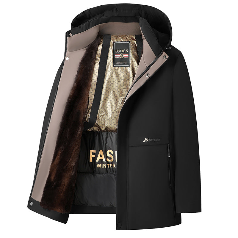 Women's Winter Jacket with Detachable Hood Mune Fashion