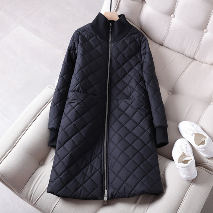 Women's Fashion Quilted Long Coat Mune Fashion