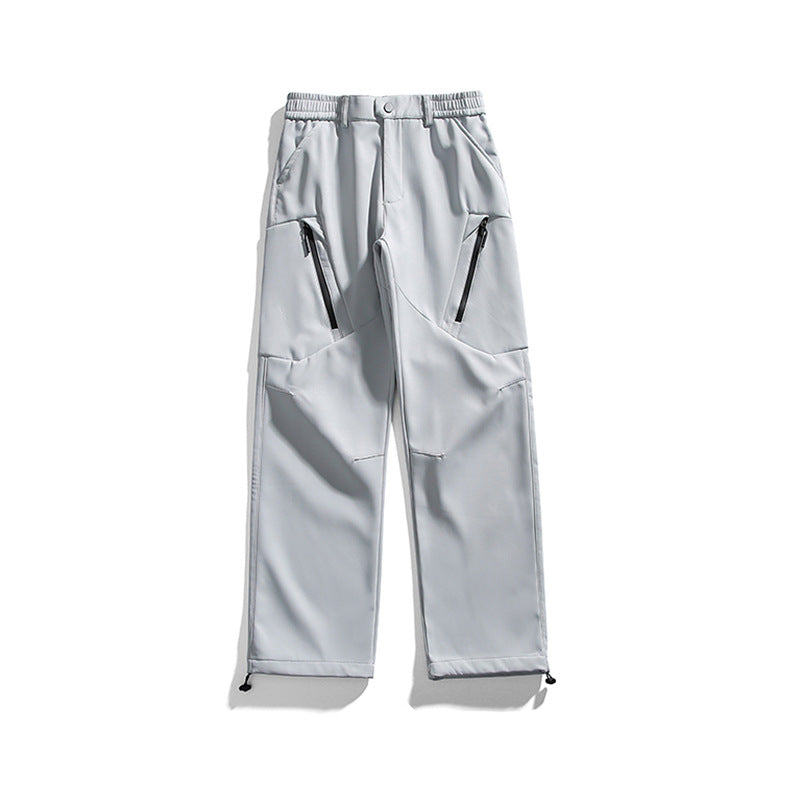 Men's technical cargo pants with zippered thigh pockets, elastic comfort waistband, and adjustable hem Mune Fashion