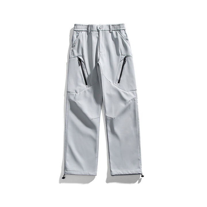 Men's technical cargo pants with zippered thigh pockets, elastic comfort waistband, and adjustable hem Mune Fashion