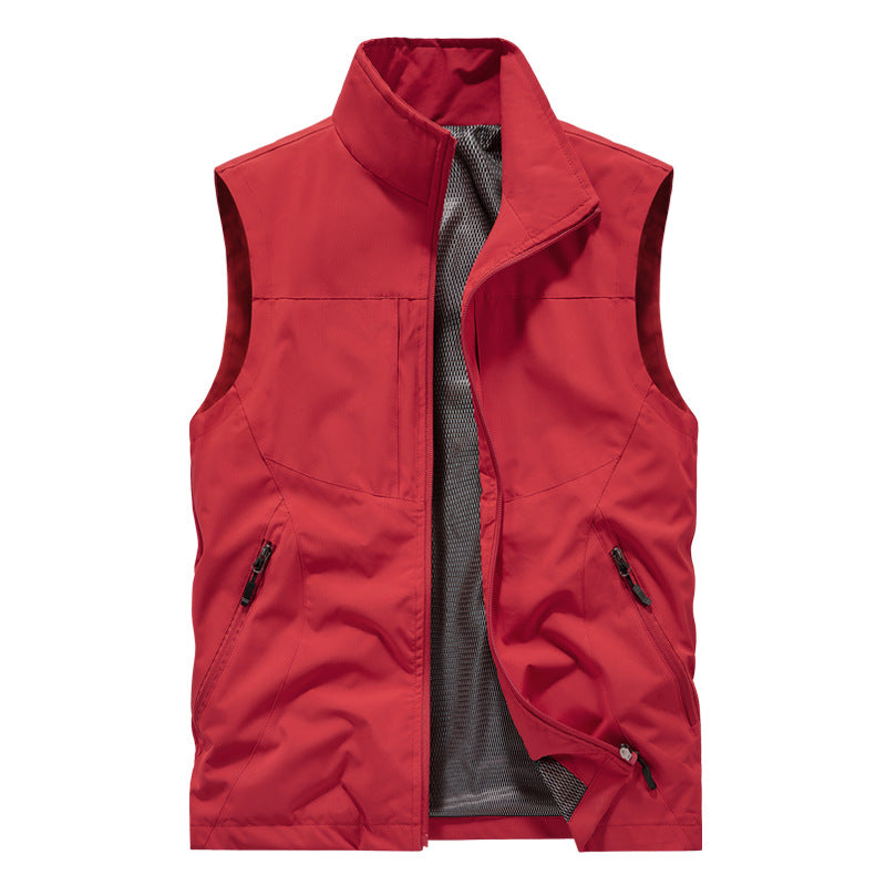 Women's breathable softshell vest with stand-up collar and tailored cut Mune Fashion