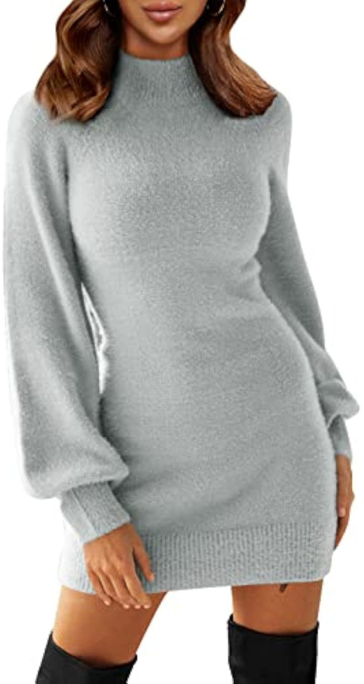 Women Casual and Elegant Knit Dress Mune Fashion