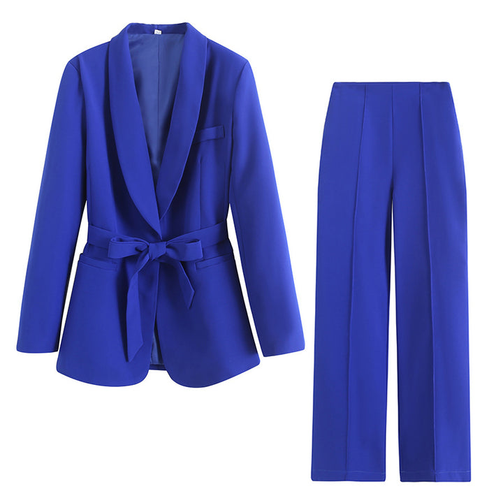 Women's Elegant High-Waist Palazzo Pants with Continuous Pressed Pleat and Clean Finish Mune Fashion