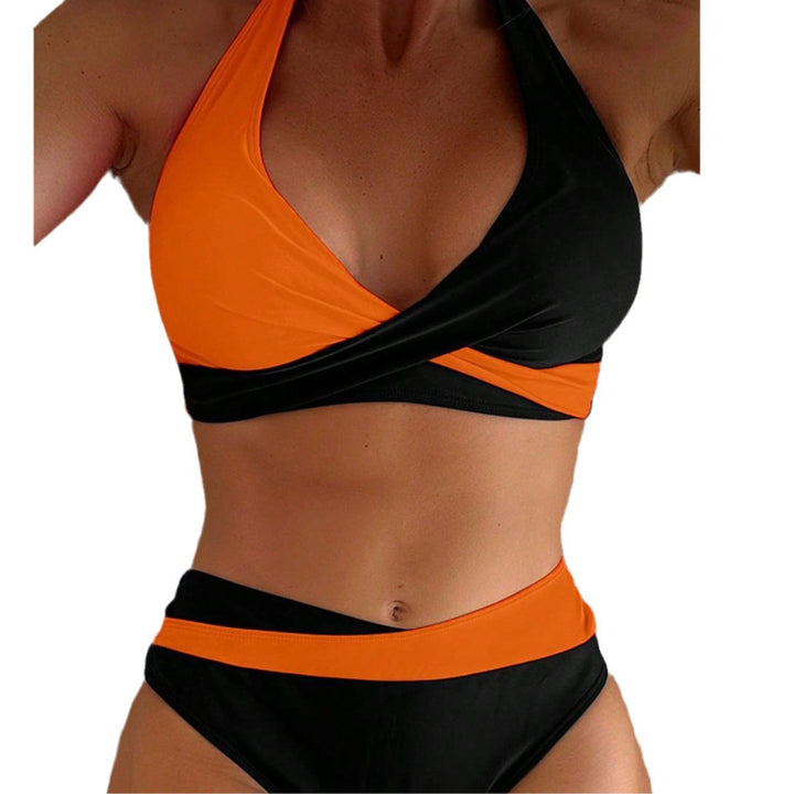 Women's high-waisted bikini set with asymmetric top Mune Fashion