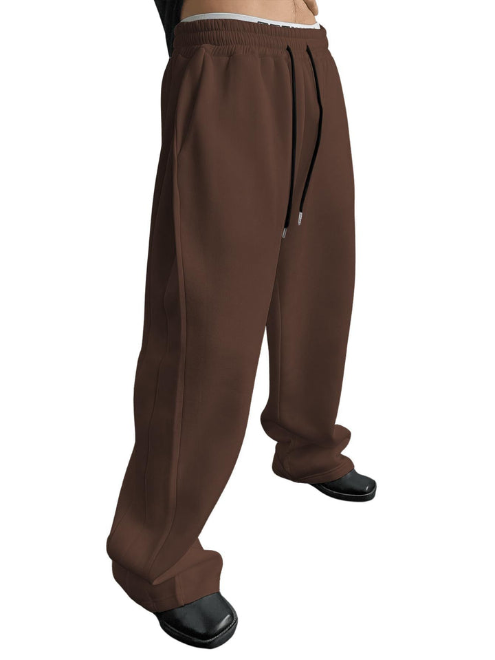 Men's loose oversized jogging pants with elastic waistband and drawstring Mune Fashion