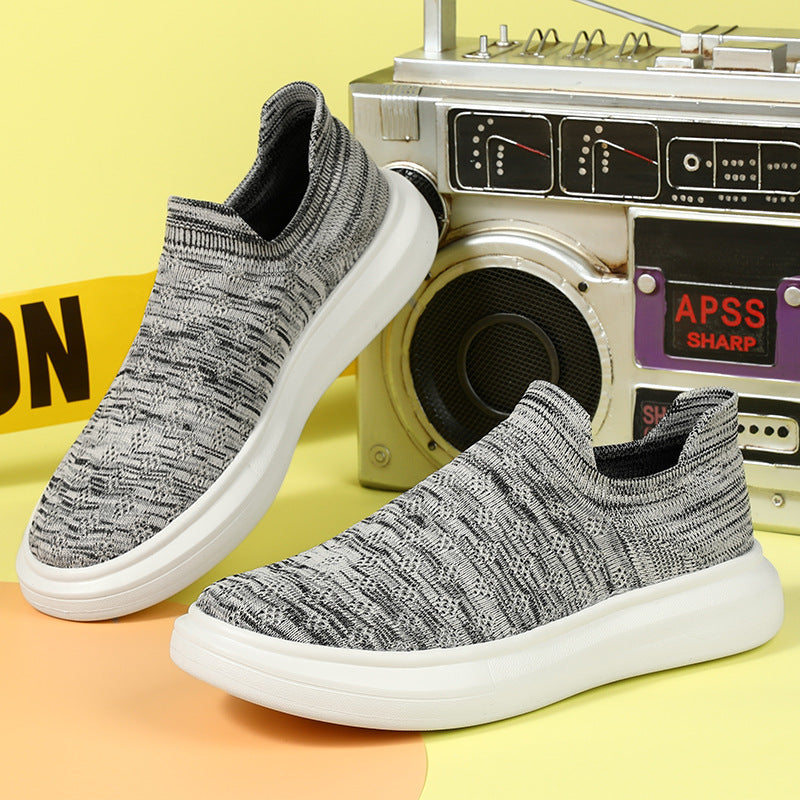 Unisex seamless sock sneaker with cushioning honeycomb sole and breathable knit shaft Mune Fashion
