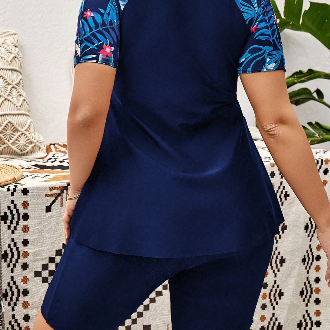 Women's Athletic Short Sleeve Top and Shorts Set Mune Fashion