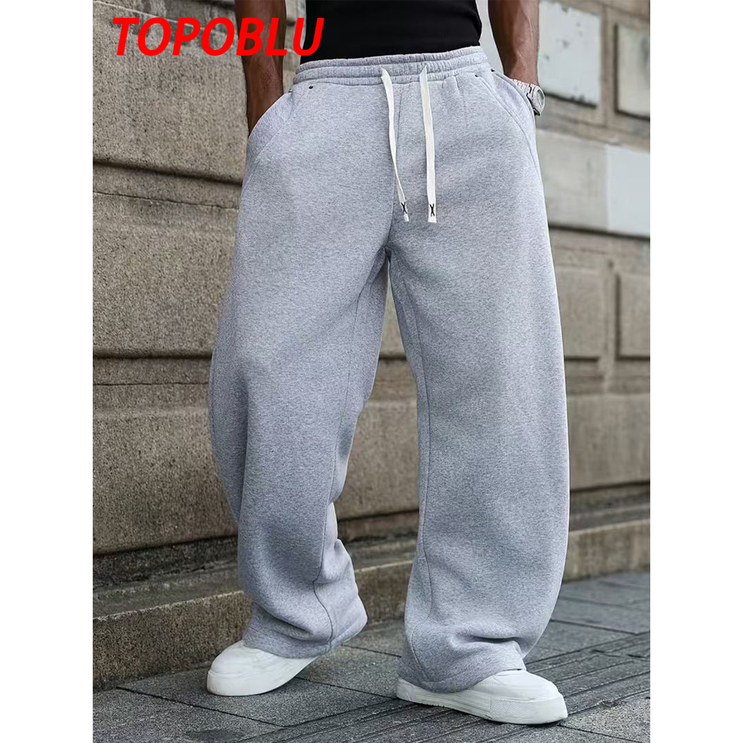 Men's Comfortable Casual Pants with Wide Cut Mune Fashion