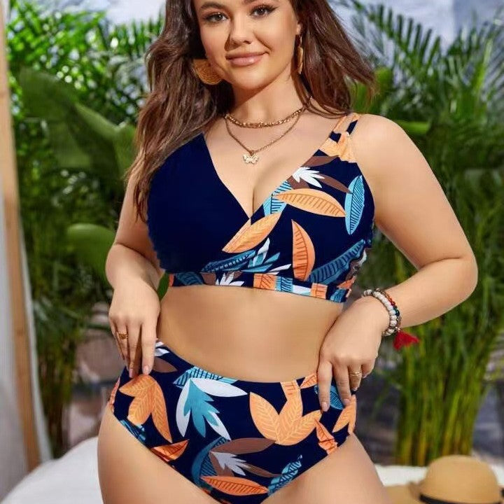 Women's Bikini Set with elegant V-design and high waist Mune Fashion