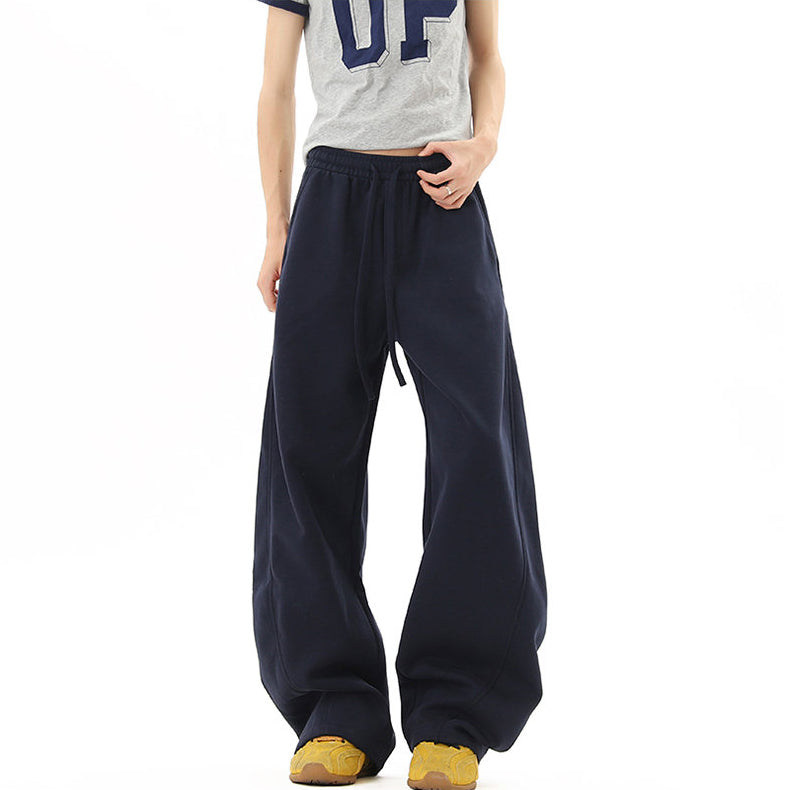 Men's Wide Tech Cargo Pants with Utility Pockets and Adjustable Waist Mune Fashion