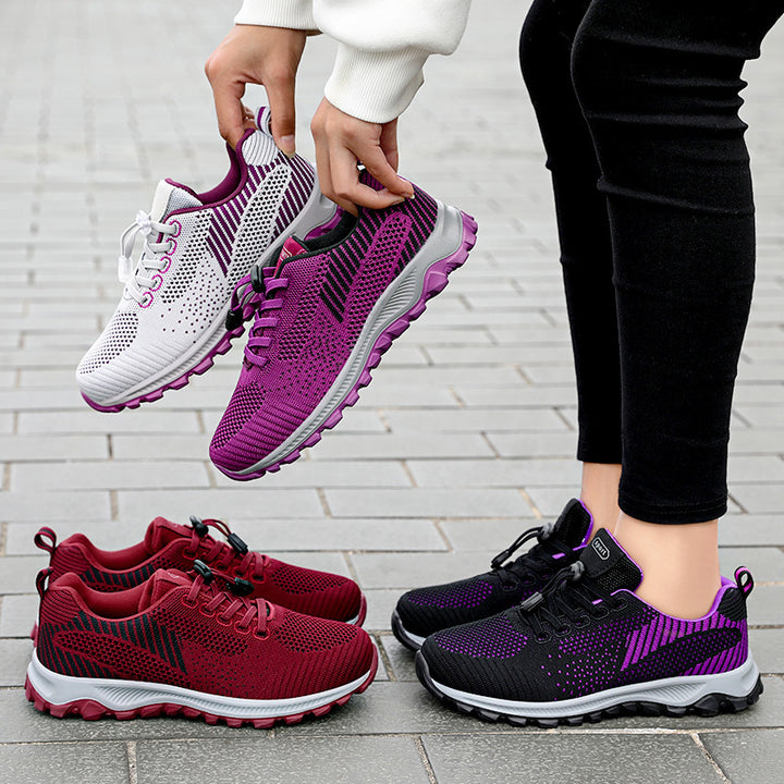 Men's breathable knitted running shoe with shock-absorbing EVA sole Mune Fashion
