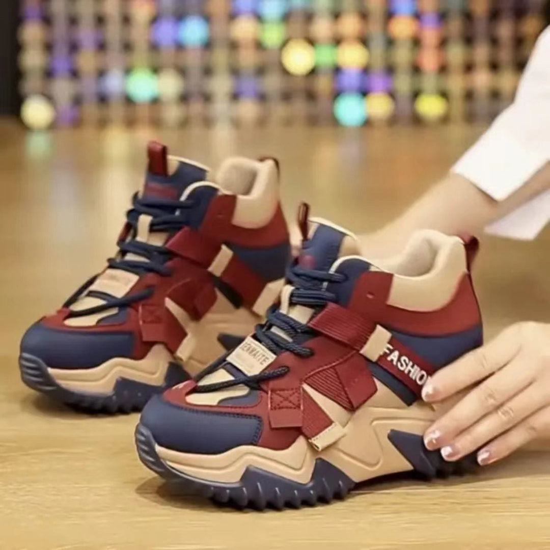 Women trendy High-Top Sneakers Mune Fashion