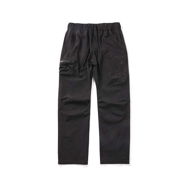 Men's Technical Utility Cargo Pants with Elastic Waistband and Knee Inserts Mune Fashion