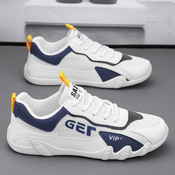 Men's Breathable Retro Low-Top Sneakers with Padded Sole Mune Fashion