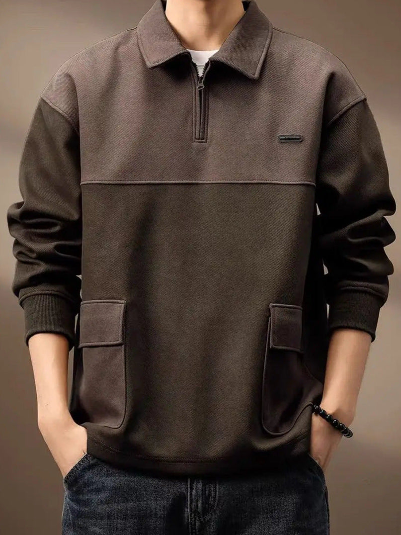 Men's Stylish Sweatshirt with Zipper