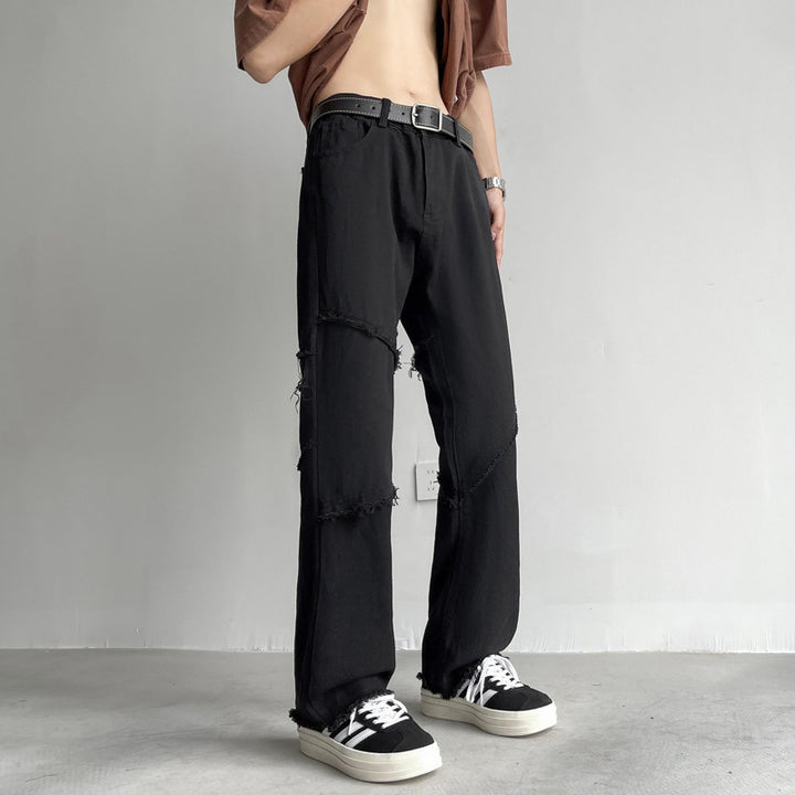 Men's Casual Wide Leg Jeans Mune Fashion