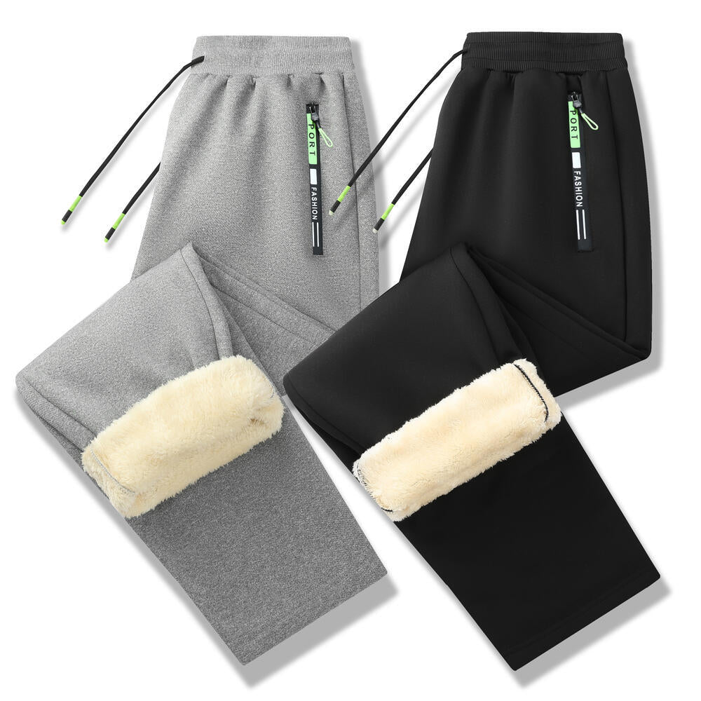 Men's sporty jogging pants with fleece lining Mune Fashion