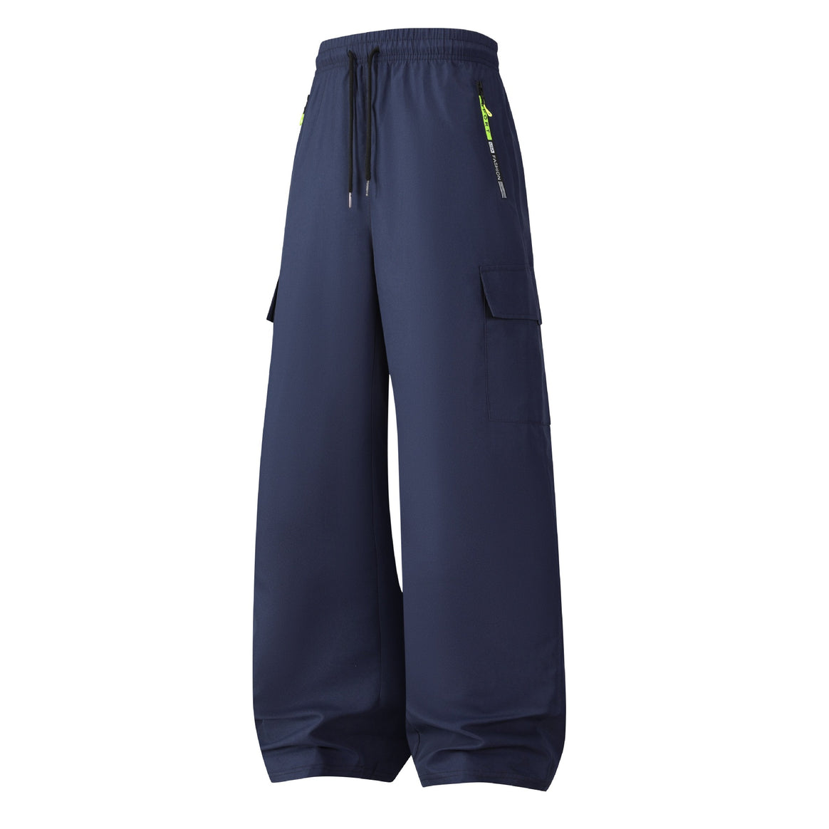 Men's Loose Utility Cargo Shorts with Elastic Waistband, Drawstring & Zipper Pockets Mune Fashion