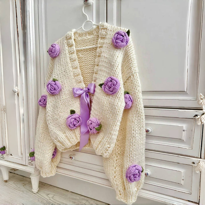 Women Playful Floral cardigan