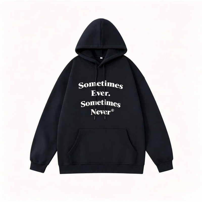 Unisex Oversize Hoodie with Statement Print and Kangaroo Pocket Mune Fashion