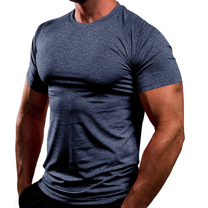 Men's Breathable Fitness T-Shirt Made Of Lightweight Fabric with A Fitted Cut Mune