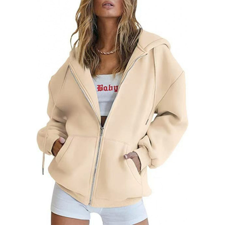 Women Oversized Hoodie Jacket Mune Fashion