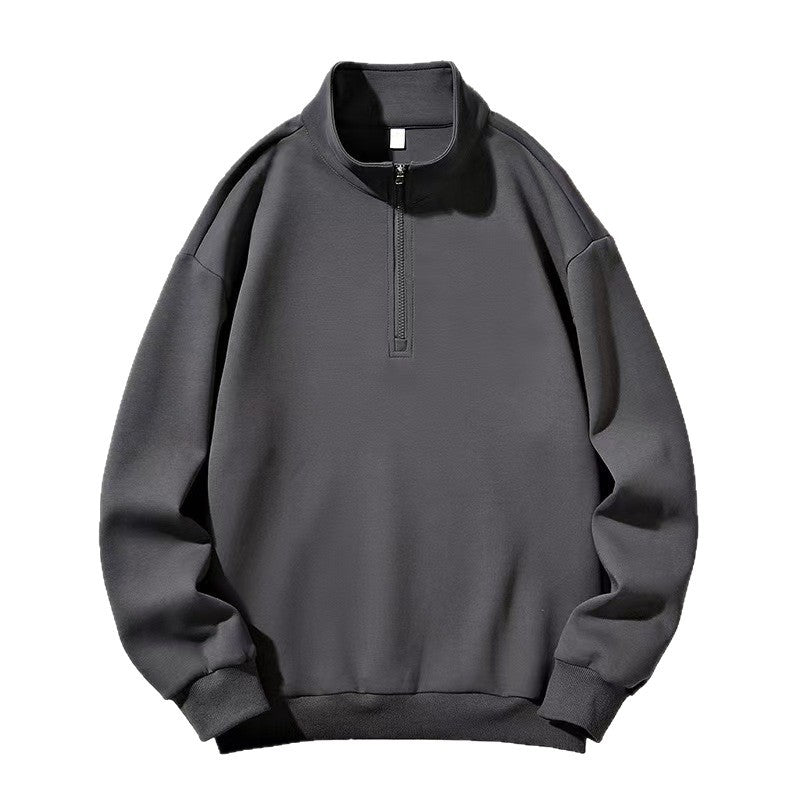 Unisex half-zip sweatshirt with stand-up collar and oversized fit Mune Fashion