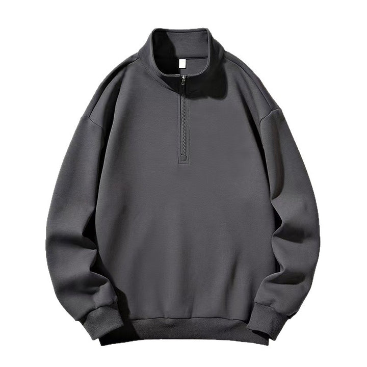 Unisex half-zip sweatshirt with stand-up collar and oversized fit Mune Fashion