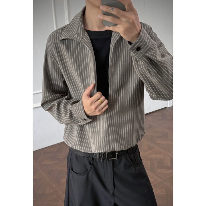 Men's Modern Striped Overshirt Mune Fashion