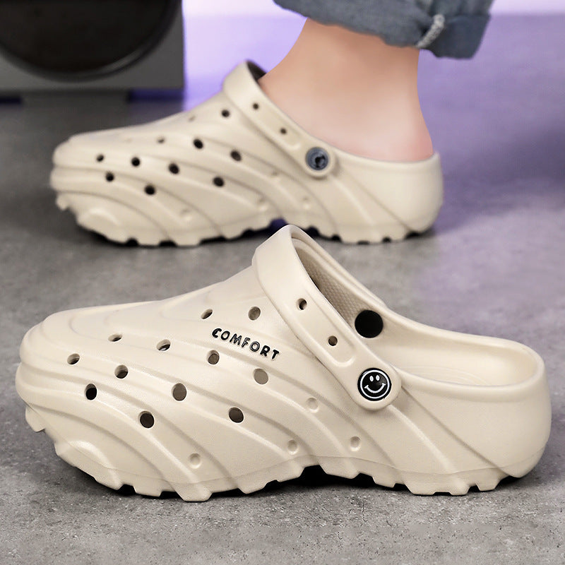 Unisex nan lightweight perforated comfort clogs with ergonomic EVA sole and adjustable heel strap Mune Fashion