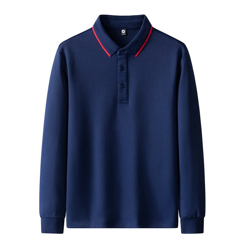Women's polo shirt with long sleeves and button details Mune Fashion