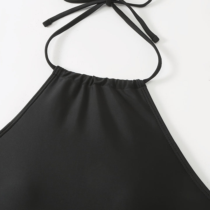 Women's Tankini Set with Casual Top and High-Waisted Shorts Mune Fashion