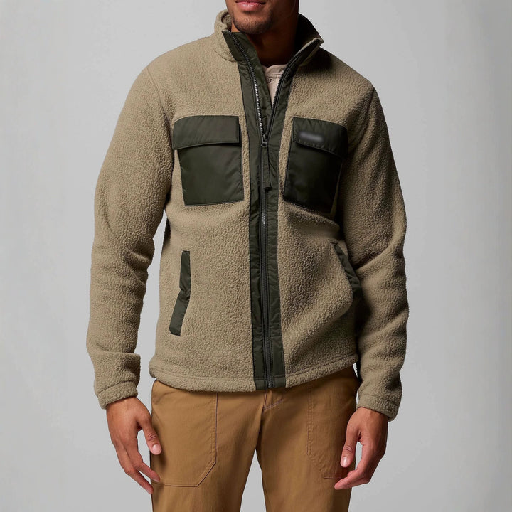 Men's fleece jacket with practical pockets
