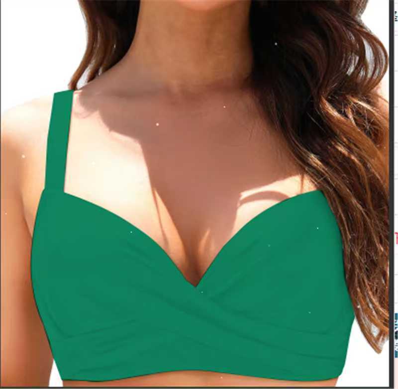 Ladies Elegant Bikini Top with Wrap Design Mune Fashion