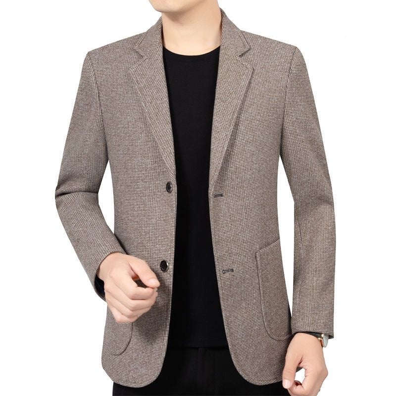 Men's Slim Fit Blazer with fine structure and classic button placket Mune Fashion