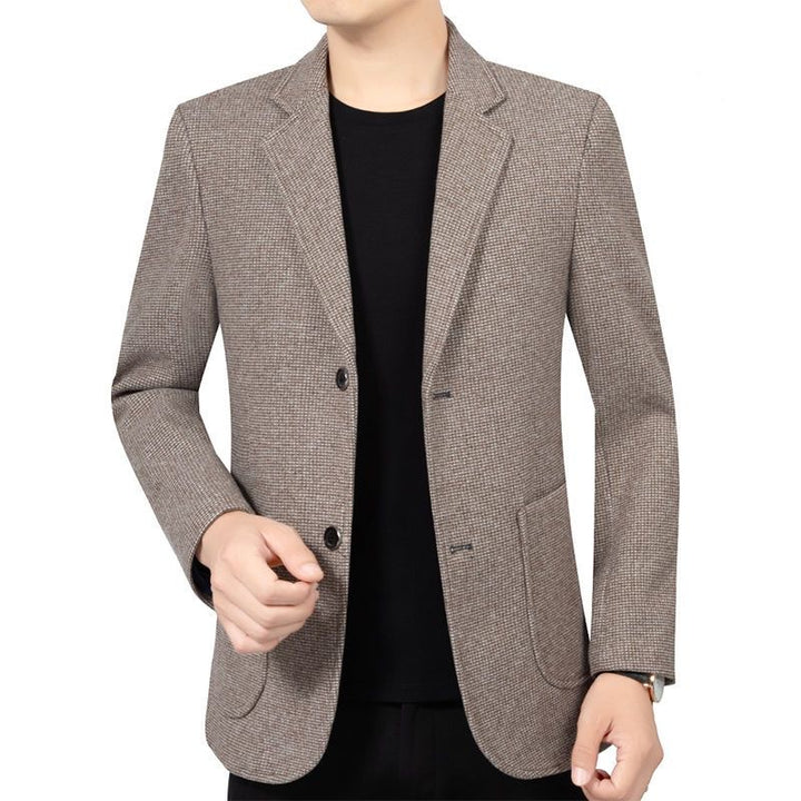 Men's Slim Fit Blazer with fine structure and classic button placket Mune Fashion