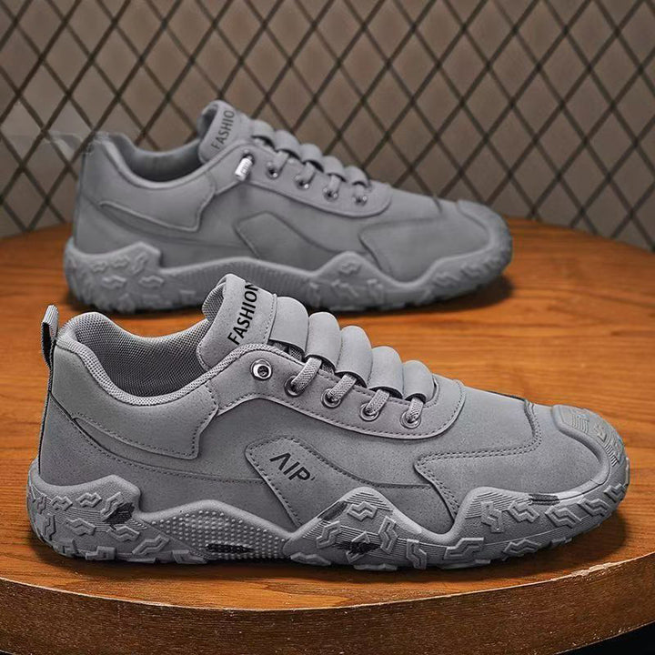 Men's Urban Chunky Sneaker with Suede Look, textured Grip Profile and ergonomic Platform Sole Mune Fashion