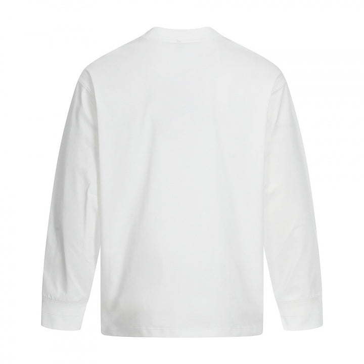 Unisex Long Sleeve Oversized Basic Shirt with Round Neck Mune Fashion