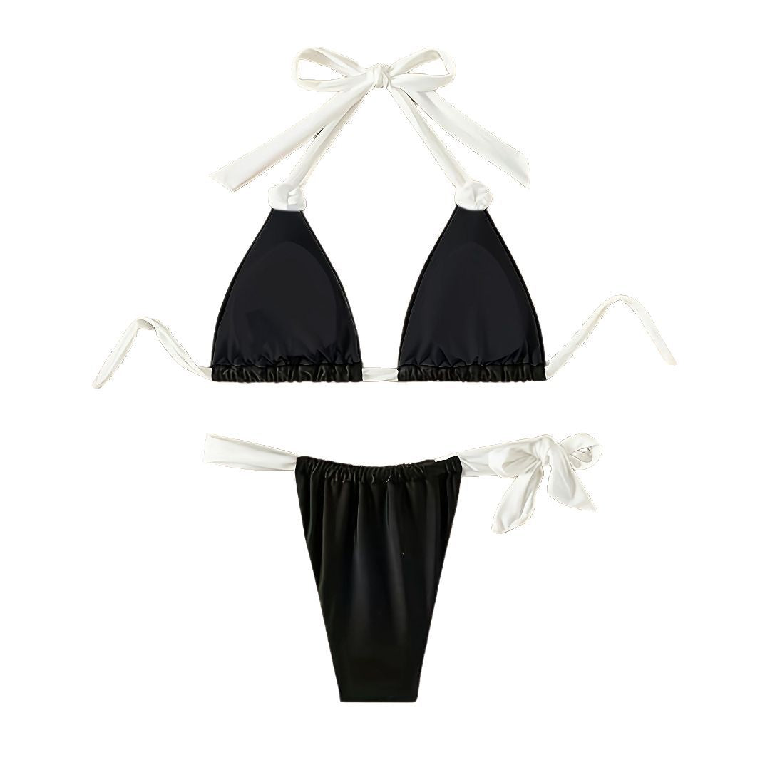 Women Triangle Bikini with sophisticated tying technique Mune Fashion