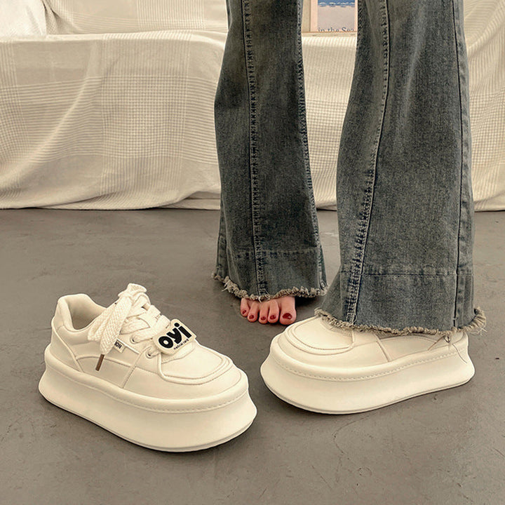 Women's Sporty Platform Sneakers with Trendy Design and Comfortable Cushioning Mune Fashion