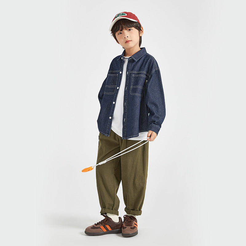 Unisex Denim Shirt Jacket Mune Fashion