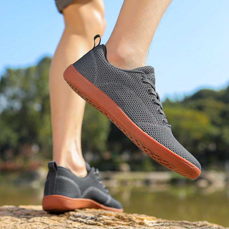 Women's nan feather-light knit sneakers with seamless mesh upper material, breathable structure, and flexible microcell sole Mune Fashion