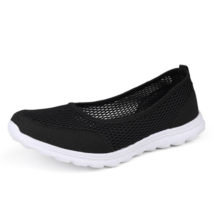 Ladies nan breathable mesh ballerina sneakers with flexible non-slip outsole and padded insole Mune Fashion