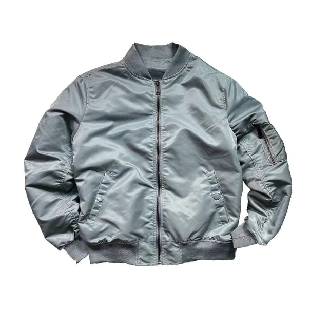 Men's urban nylon bomber with a slim silhouette, arm pocket, and wind-resistant outer shell Mune Fashion