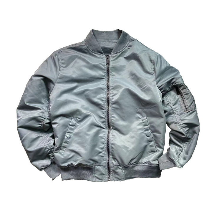 Men's urban nylon bomber with a slim silhouette, arm pocket, and wind-resistant outer shell Mune Fashion