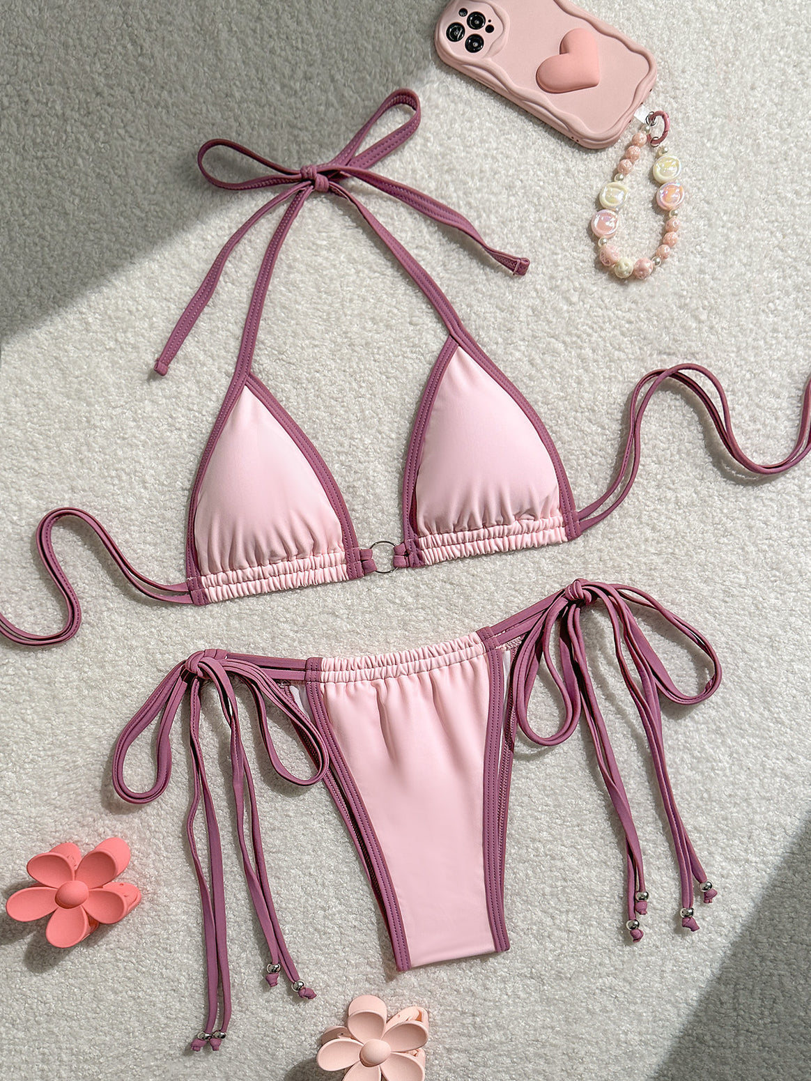 Women's Triangle Bikini with Flexible Tying System Mune Fashion