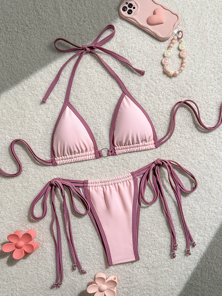 Women's Triangle Bikini with Flexible Tying System Mune Fashion
