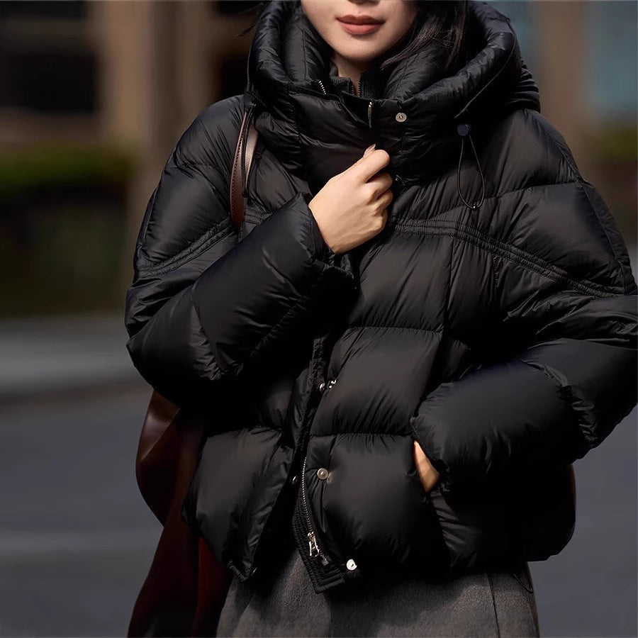 Women's fashionable quilted jacket with high collar Mune Fashion
