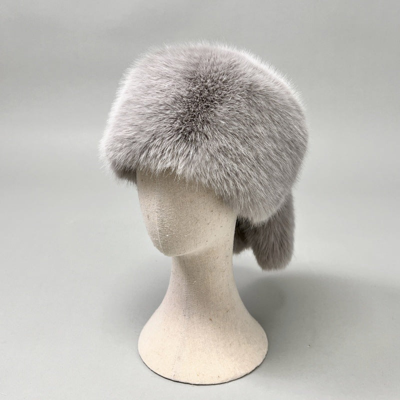 Ladies Luxurious Faux Fur Ushanka with Ear Flaps and Soft Lining Mune Fashion
