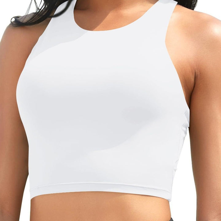 Women Sporty Crop Top Mune Fashion